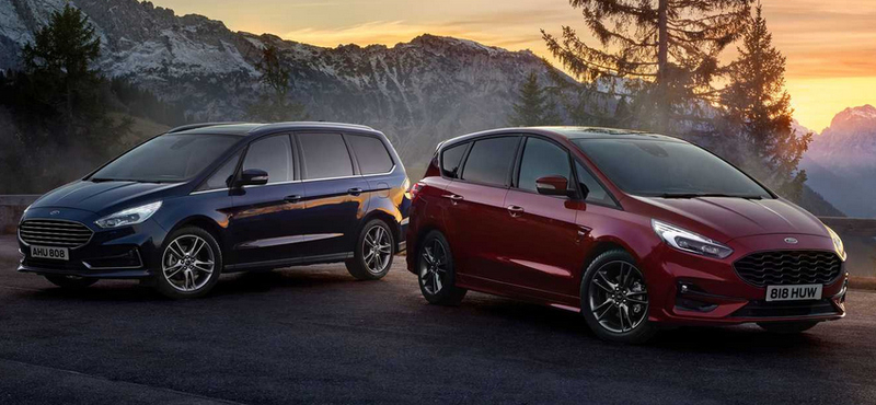 7 személyes hibridek: itt a legújabb Ford S-Max és Galaxy