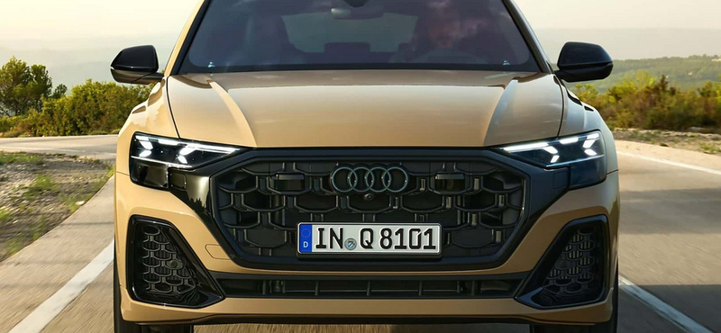 Lézer és OLED lámpákkal támad a megújult Audi Q8