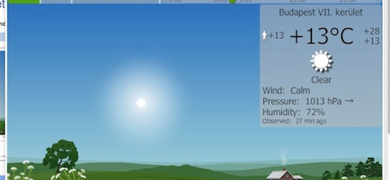 Látványos időjárás-jelentés a Chrome-ban, kényelmesen!