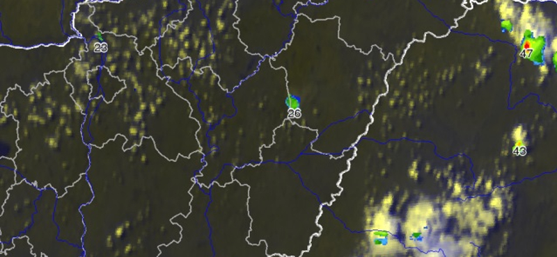 Látszott az űrből is a hortobágyi tűz - műholdkép