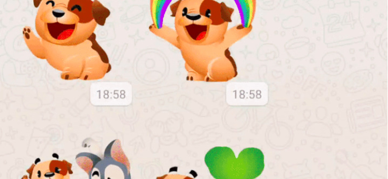 Animált matricákat villantott a WhatsApp