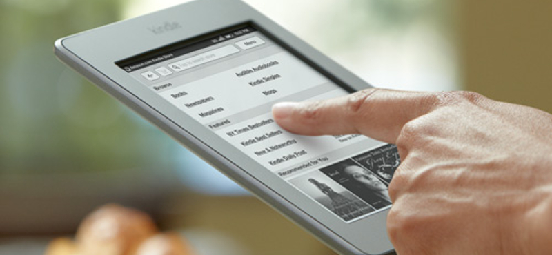 Európába jön az Amazon Kindle Touch