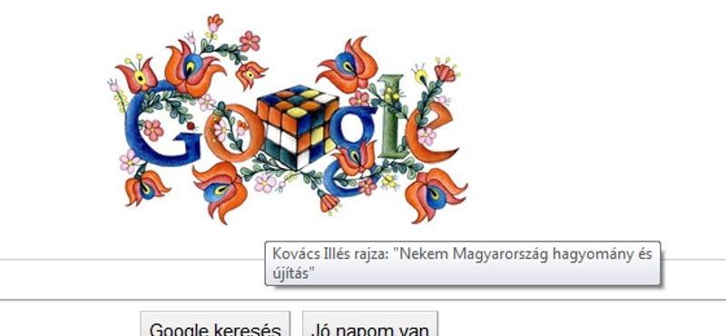 Egy 14 éves magyar diák rajzolta a Google mai logóját