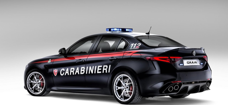 Alfa Romeo Giulia Carabinieri Quadrifoglio, lehet-e szebb neve egy rendőrautónak?