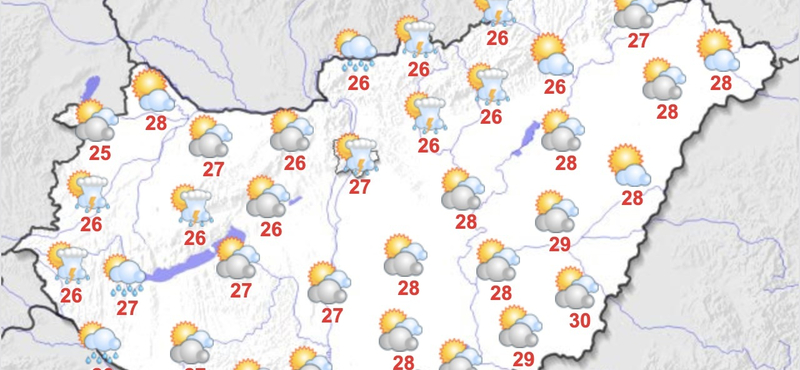 Esős időre számíthatunk a Békemeneten