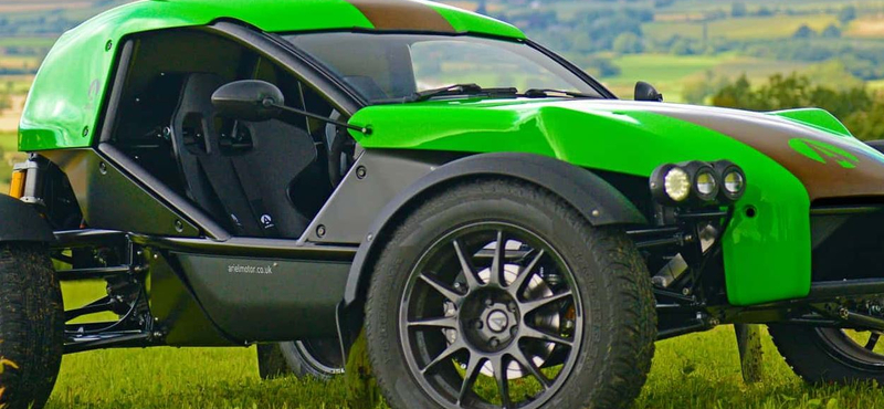 The Ariel E-Nomad concept is a small mud blower with a bio-composite body.