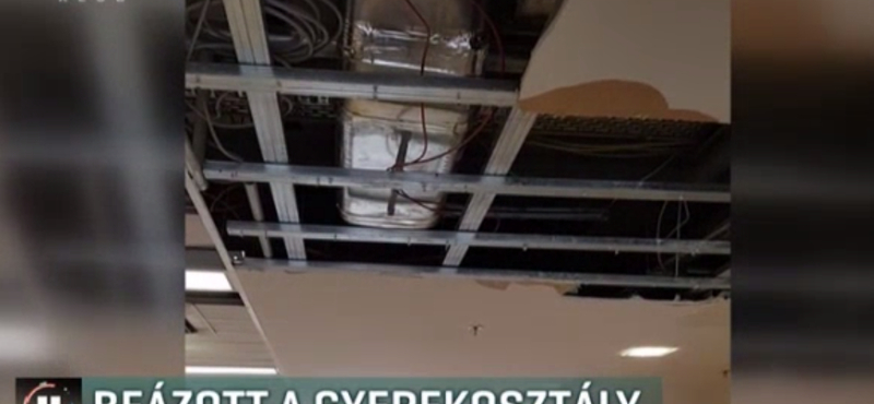 Többször is beázott a két éve átadott gyermekosztály a nyíregyházi kórházban