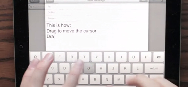 Napi videó - hogyan lehet kényelmesebb a gépelés, iPad-en?