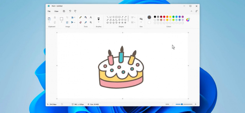 Megváltozik a Paint kinézete a Windows 11-ben, mutatjuk az újat