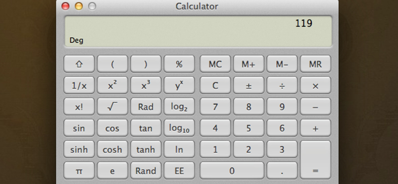 Az OS X Calculator rejtett funkciói: konvertálás, szalag, tudományos- és programozói kiosztás