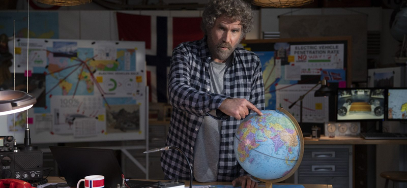 Will Ferrell elektromos autóval rohanja le Norvégiát