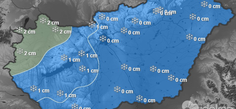 Havazást hoz az újév - térkép