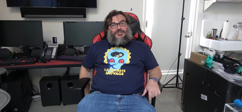 Jack Black YouTube-csatornája felrobbantotta a netet, már 2,5 millióan követik