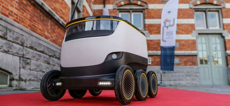 Ez a jövő házhozszállítása? 4 városban hamarosan önvezető robot viszi az ebédet