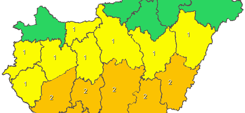 Ónos eső, havazás, jég: figyelmeztetések az országban – térképpel!