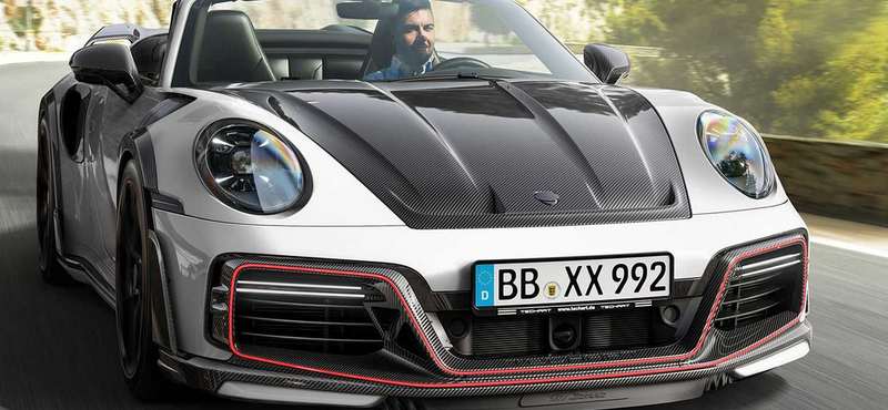 800 lóerős lett a nyitható tetejű Porsche 911 Turbo S