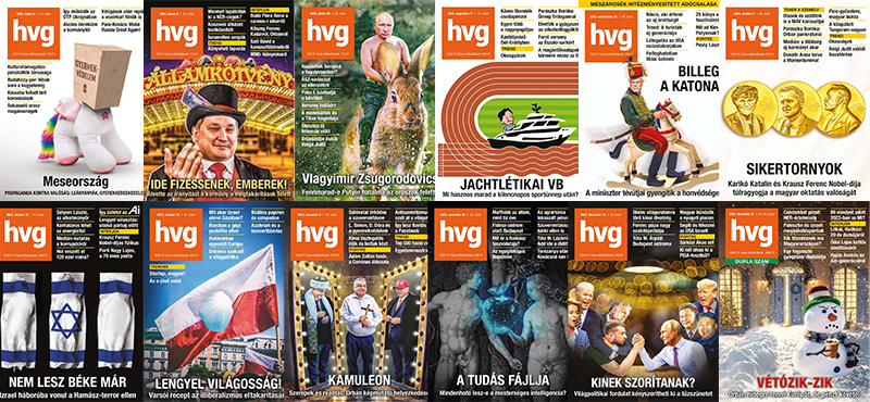 Kamuleon, meseország, jachtlétika, vétó - önnek melyik HVG-címlap tetszett a legjobban 2023-ban? Szavazzon!