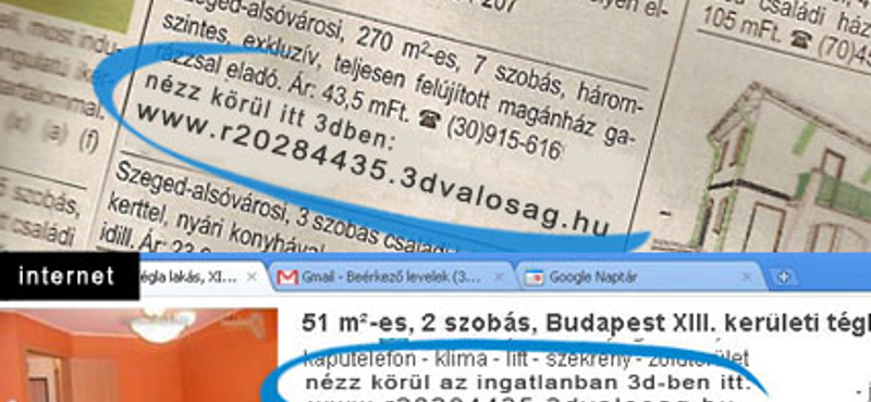 Új magyar találmány: a háromdimenziós ingatlanhirdetés 