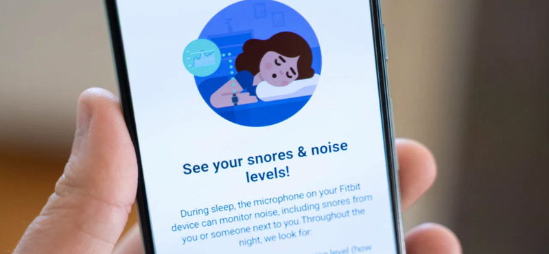 Szintet lép a Fitbit: a horkolást is figyelni fogja