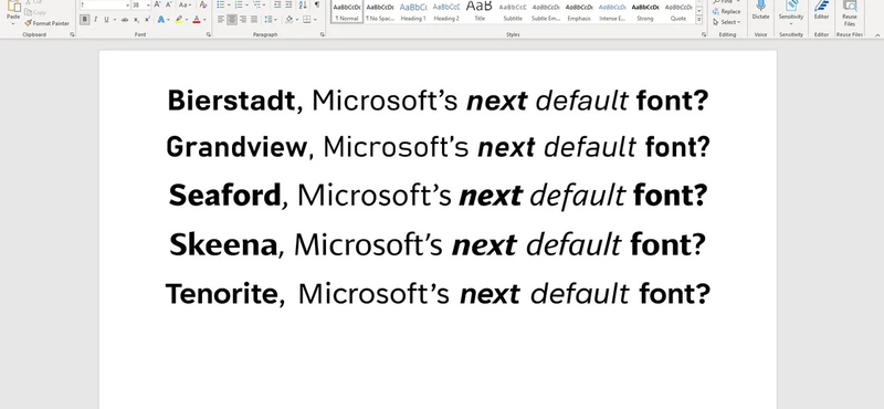 15 év után megváltoztatja az Office betűtípusát a Microsoft – itt vannak az újak