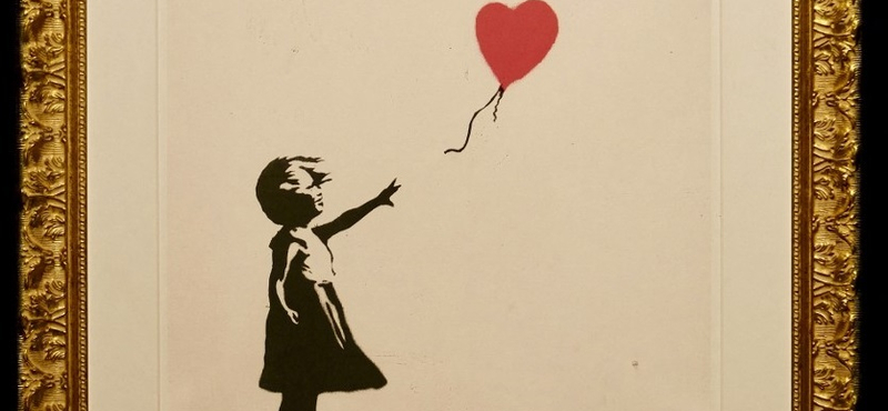 Ellopták Banksy egyik legismertebb művét egy londoni galériából