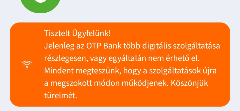 Túlterheléses támadás miatt halt le reggel az OTP netbankja