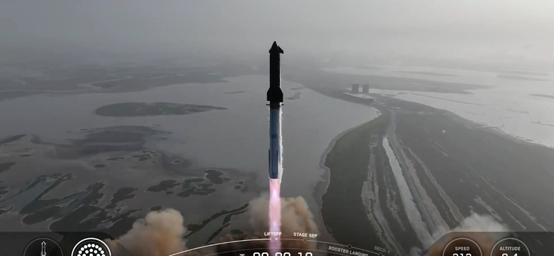Felrobbant és az Indiai-óceánba hullott a SpaceX Starship űrhajója – videó