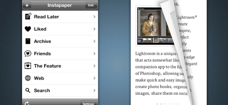 Megújult az Instapaper iOS verziója!