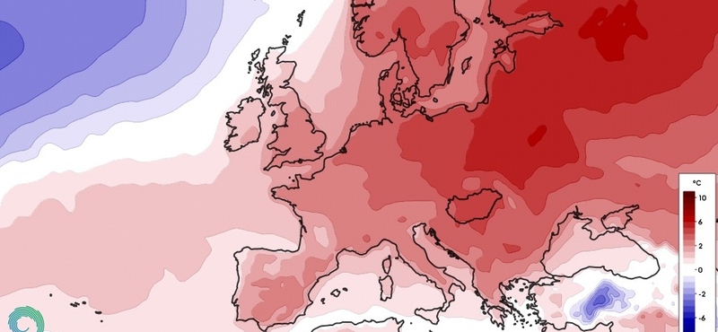 Rákvörös lett Európa a legfrissebb előrejelzésekben