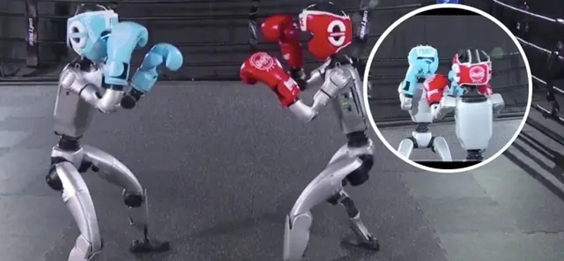 Már bokszolni is tud a kínai humanoid robot – videó
