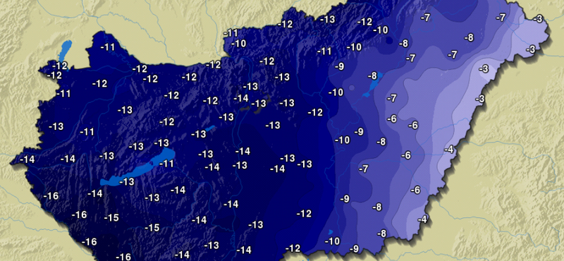 Hirtelen nagyot zuhant a hőmérséklet, jönnek a mínuszok is