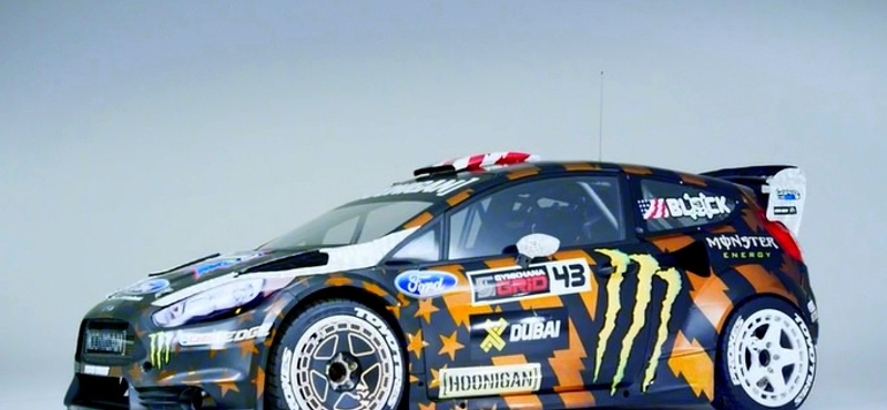 Ken Block ezzel a színváltós Ford Fiestával fog randalírozni – videó