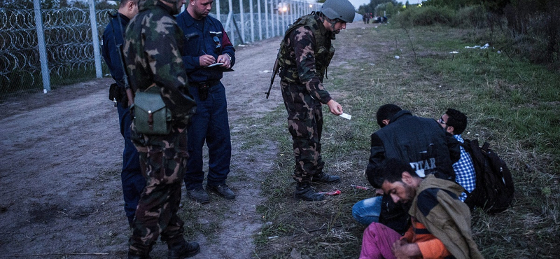 Lengyel határőrök a magyar-szerb határon