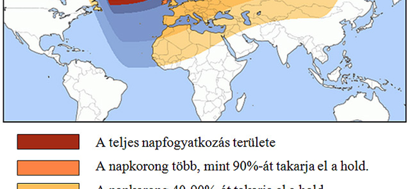 Így vonult végig a Hold árnyéka a Földön – látványos űrfotók