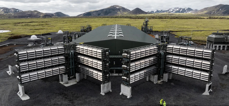 Üzembe állt a világ legnagyobb széndioxid-megkötő üzeme, a Mammoth
