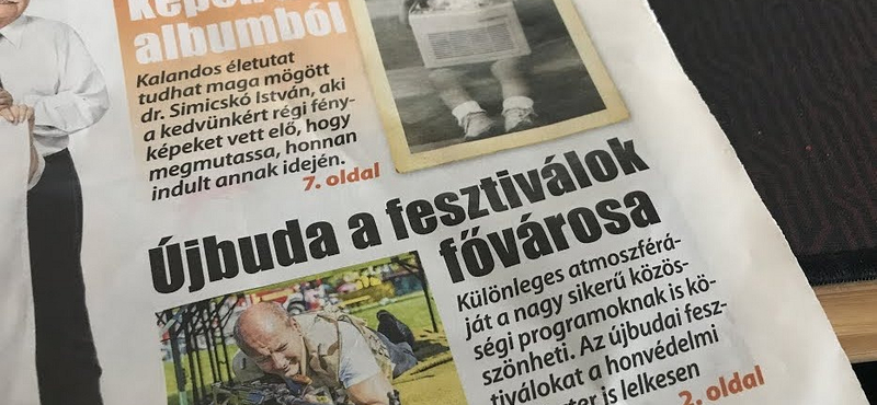 Egy aranyos kisfiú, Simicskó István fotója színesíti az újbudai kampánylapot