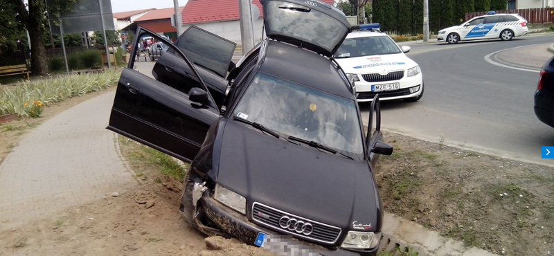 Elmenekült volna a rendőrök elől a csempész, de jött a körforgalom