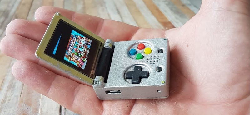 Ezzel a kulcstartóra tehető Game Boy-jal tényleg lehet játszani – videó