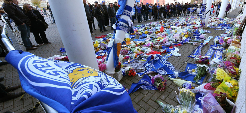 Megrázó videón a Leicester City tulajdonosának helikopterbalesete