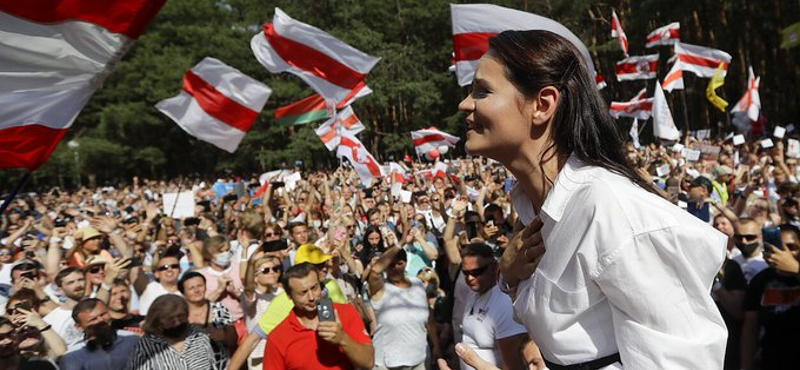 Litvániába menekült a fehérorosz ellenzéki elnökjelölt