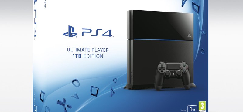 Itt az 1 TB-os PlayStation 4, és a régin is javítanak egy kicsit