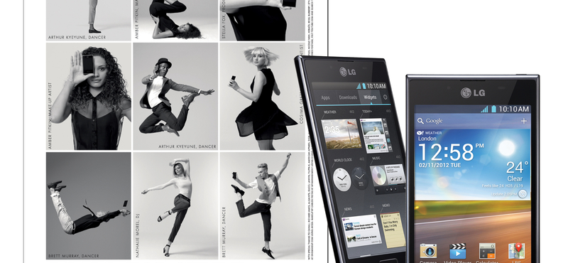 Divatfotó-sorozatban debütálnak az LG Optimus L-Style okostelefonok