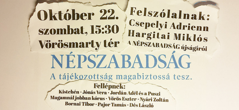 Koncert szerveződik a Népszabadságért