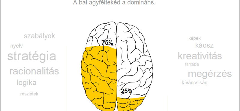 Fél perc alatt eldöntheti, kreatívabban vagy inkább logikusan gondolkozik