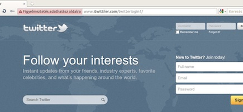Twitter csalások: mikor ne adjuk meg Twitter elérésünket?