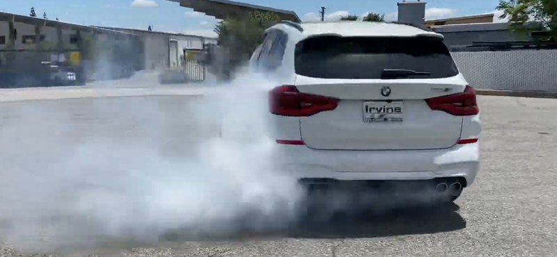 Már driftelni is lehet a BMW X3 M divatterepjáróval – videó