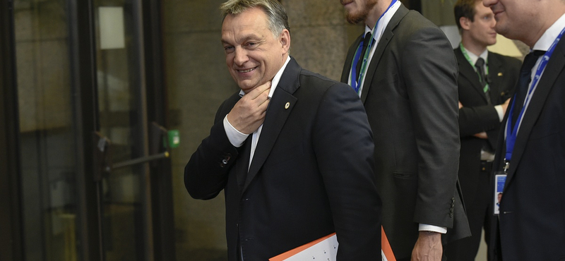 Orbán boldognak tűnt Brüsszelben