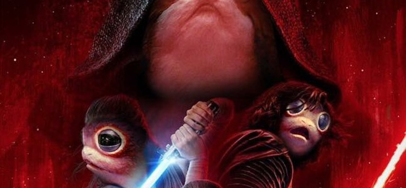 A főszereplő máris a Star Wars-plakát paródiáin kacag rajongóival