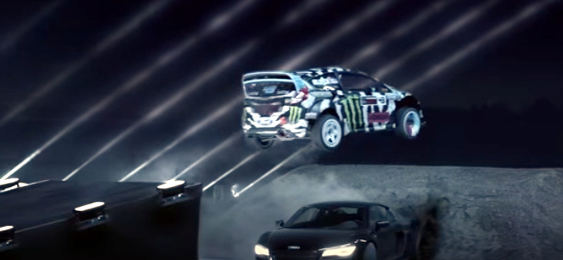 Ken Block újabb őrültsége, most vaksötétben száguldozik