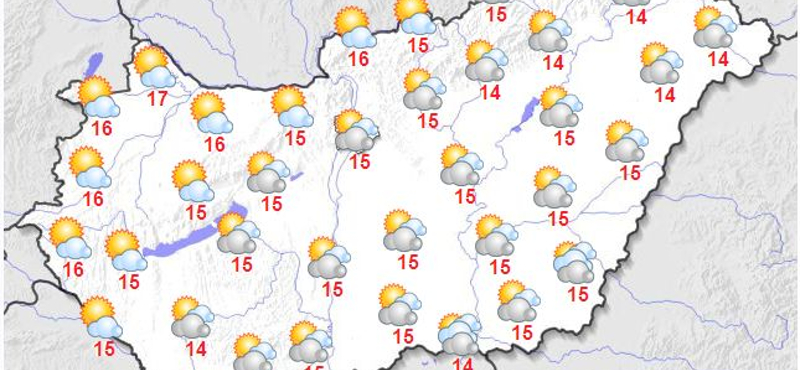 A hét második felére már megjön a 20 fokos időjárás